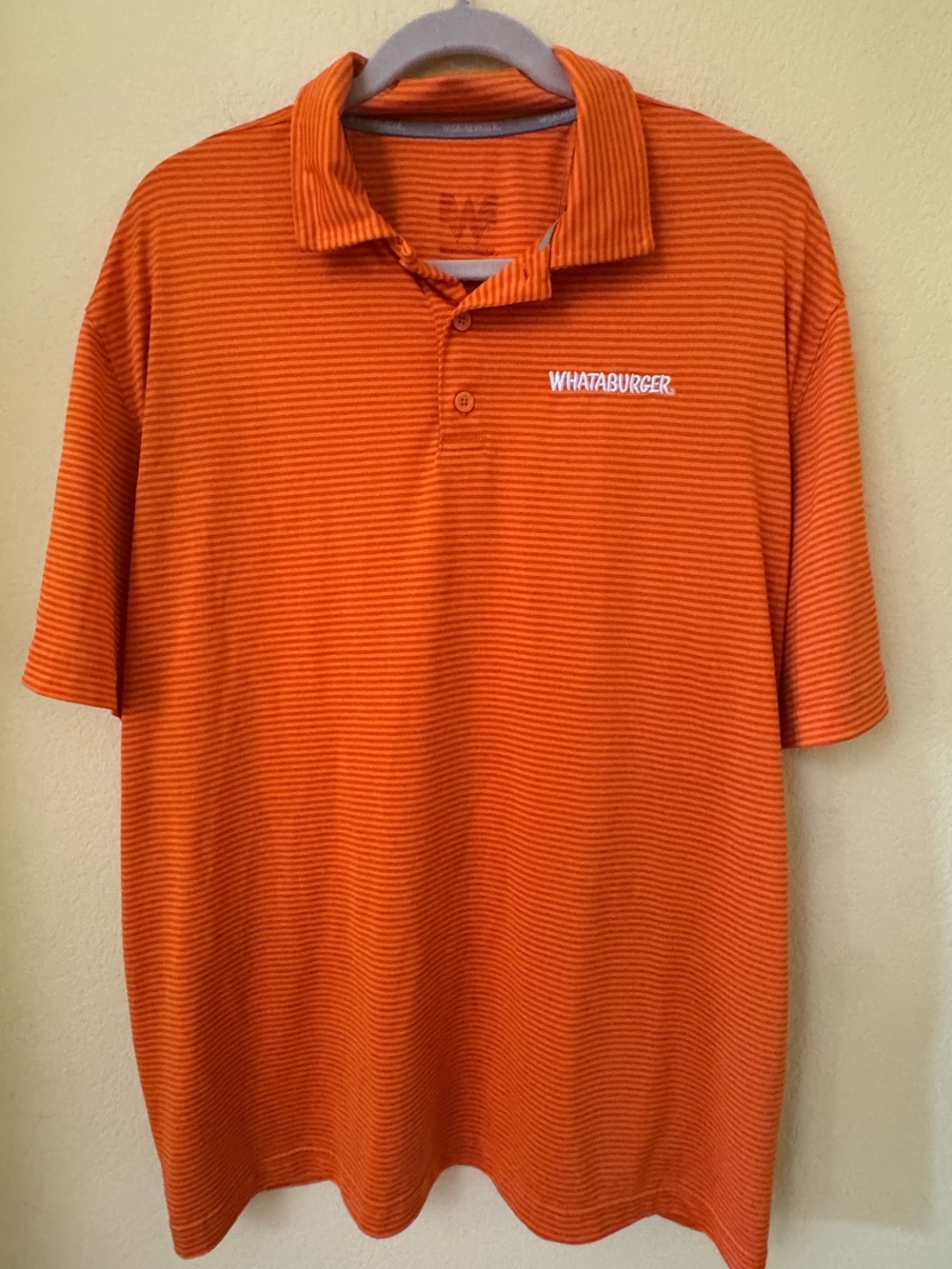 Whataburger Orange Polo Size XL